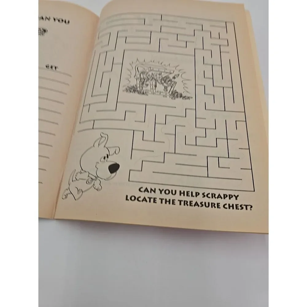 Scooby Doo Coloring Book‎ Vintage 1998 Activity Book Cartoon Network Read